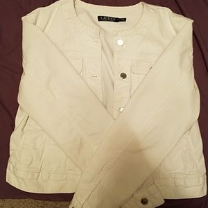 Ralph Lauren White Denim Jacket